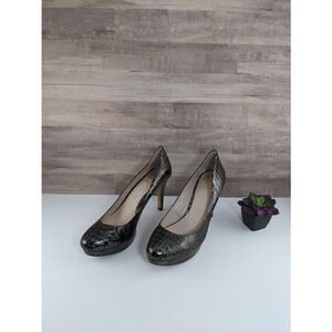 Vince Camuto Zella Reptile Snake Embossed Pump